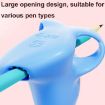Cartoon Student Anti-wrist Hook Pen Holding Corrector Set (Blue) - 5