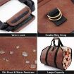 Large Capacity Firewood Storage Bag - Portable & Durable - Dark Brown - 5
