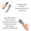 Spiral Air Valve Wrench for Inflatable Boat - Gray Eight Teeth - 6