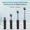 TELESIN Mini Desktop Selfie Tripod for Sports Camera - Height Adjustable - 4