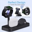 Black B25 8 Pin Charging Stand for Apple Watch/AirPods - 7