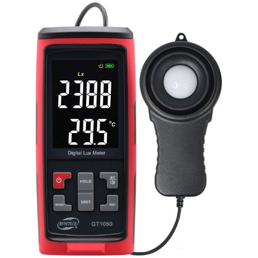 BENERECH GT1050 Lux Meter - Professional Digital Light Meter - 1
