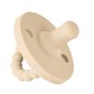 Round Heads Baby Silicone Pacifier - Beige - 1