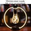 Magnetic Levitation Light Bulb Table Lamp UK Plug (Light Color) - 3