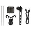 ESLNF Bicycle Tail Light Mountain Bike Smart Brake Sensor Waterproof Lamp - 3