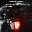 ESLNF Bicycle Tail Light Mountain Bike Smart Brake Sensor Waterproof Lamp - 8