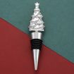 Christmas Tree Wine Champagne Sealing Stopper Silver - 1
