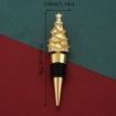 Christmas Tree Wine Champagne Sealing Stopper Silver - 3