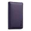 Denior V13 Magsafe Wallet Carbon Fiber Texture Leather (Purple) - 2
