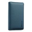 Denior V13 Magsafe Wallet Carbon Fiber Texture Leather Magnetic Card Holder Bag Blue - 2