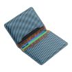 Denior V13 Magsafe Wallet Carbon Fiber Texture Leather Magnetic Card Holder Bag Blue - 3