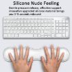 Cool Silicone Keyboard Wrist Rest Mouse Pad - Large Green - 4