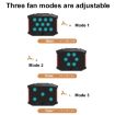 NUOXI X100 Laptop Cooling Rack - 11 Fans LED Screen, Adjustable - 6