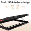 NUOXI X100 Laptop Cooling Rack - 11 Fans LED Screen, Adjustable - 8