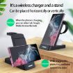 15W Qi Wireless Charger 3-in-1 Stand for Samsung Watch/Galaxy Buds - 6