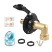 Brass Water Inlet Check Valve for Yacht RV - Black - 2