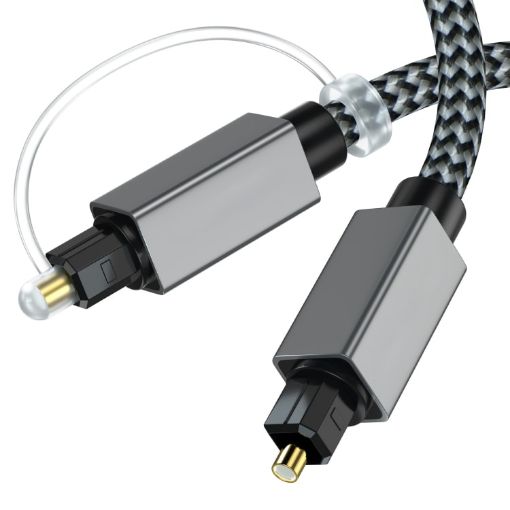 Toslink Male to Male Digital Optical Audio Cable, 3m Length - 1
