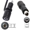 DC 5.5mm x 2.1mm Female to DC 8.0mm x 1.6mm Male Adapter - Xiaomi Electric Bike Scooter Power Adapter - 3