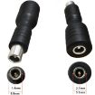 DC 5.5mm x 2.1mm Female to DC 8.0mm x 1.6mm Male Adapter - Xiaomi Electric Bike Scooter Power Adapter - 4