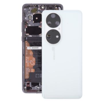 Huawei P50 Pro Battery Back Cover with Camera Lens - White - 1