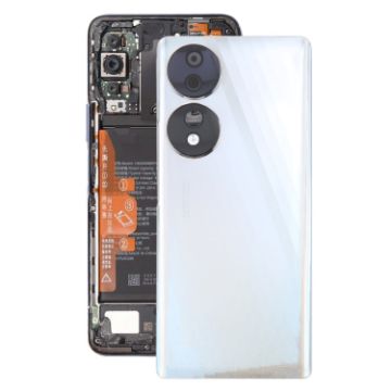 For Honor 70 Battery Back Cover with Camera Lens - White - 1