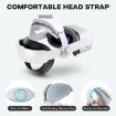 DEVASO VR Glasses Headband for Meta Quest 3S/Meta Quest 3/Meta Quest 2 - Black - 5