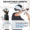 DEVASO VR Glasses Headband for Meta Quest 3S/Meta Quest 3/Meta Quest 2 - Black - 6