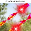 10pcs 30cm Laser Bird Repellent Spiral Wind Reflective Stick Garden Decoration - 4