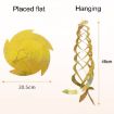 Laser Flash Bird Repellent Orchard Spiral Wind Rotor - Gold - 3