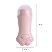 Rose Quartz Face Roller Volcanic Stone Facial Cleansing Massager - 3