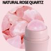Rose Quartz Face Roller Volcanic Stone Facial Cleansing Massager - 7