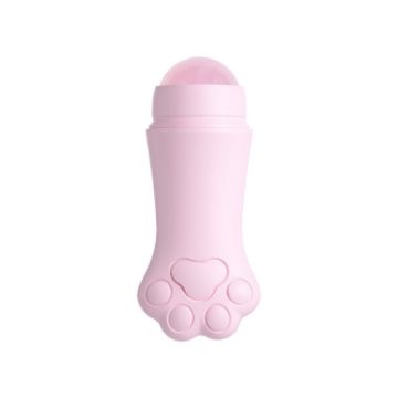 Rose Quartz Face Oil Absorbing Roller - Facial Skin Repair Cleansing Massager - 1