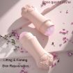 Rose Quartz Face Oil Absorbing Roller Volcanic Stone Facial Skin Repair Cleansing Massager - 8