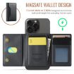 DG.MING MAGKING-K2 Series MagSafe RFID Card Bag - Black - 5
