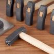 Handmade DIY Square Hammer Gold And Silver Jewelry Texture Hammer - 2
