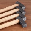 Handmade DIY Square Hammer Gold Silver Jewelry Texture Hammer - 6