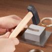 Handmade DIY Square Hammer Gold Silver Jewelry Texture Hammer - 7