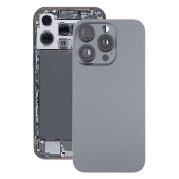iPhone 16 Pro Max Glass Battery Back Cover with Camera Lens Cover - 1