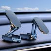 D11 Magnetic Car Phone Holder Dashboard Stand - Silver Glossy - 2