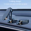 D11 Magnetic Car Phone Holder Dashboard Stand - Silver Glossy - 4