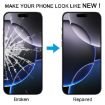 iPhone 16 Pro Max Front Screen Glass Lens with OCA Adhesive - 6