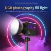 C60R 60W RGB Stage Lamp COB Fill Light with 8 Batteries EU Plug - 4