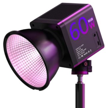 C60R 60W RGB Stage Lamp COB Fill Light US Plug - 1