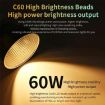 C60R 60W RGB Stage Lamp COB Fill Light EU Plug - 6