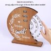 Wooden Rotating Perpetual Calendar Home Decoration (Ferris Wheel) - 3