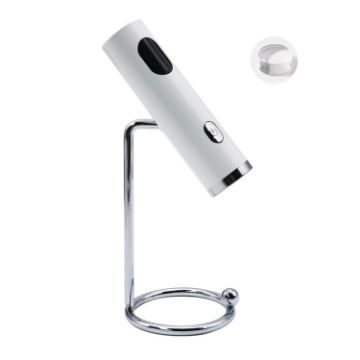 Mini UV Nail Lamp With Stand Handheld Fast Curing Lamp White - 1