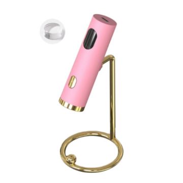 Mini UV Nail Lamp With Stand Handheld Fast Curing Lamp (Pink) - 1
