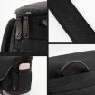 Cwatcun D142 Vintage Camera Bag Shoulder Messenger Bag - Small Black - 9