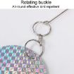 Garden Bird Repellent Hanging Laser Reflective Piece (Red/Silver) - 4