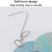 Garden Bird Repellent Hanging Laser Reflective Piece (Red/Silver) - 6